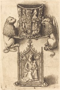 Design for et beger og en Pax av Master of St. Sebastian