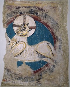 Apokalyptisk lam fra Sant Climent de Taüll av Master of Tahull