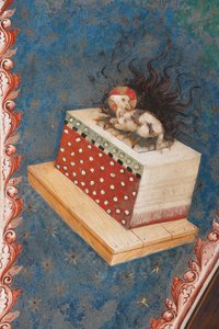 "The Mystical Lamb", symbol på offer for menneskehetens forløsning, ca. 1420 (fresco)