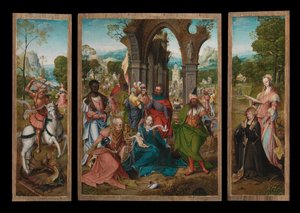 Adoration of the Magi, ca. 1519 (olje på panel)
