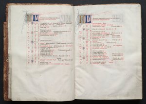 The Gotha Missal: Fol. 10r, tekst , ca. 1375. av Master of the Boqueteaux