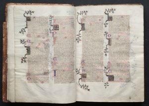 The Gotha Missal: Fol. 13r, tekst , ca. 1375.