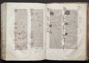 The Gotha Missal: Fol. 144r, tekst, ca. 1375. av Master of the Boqueteaux