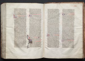 The Gotha Missal: Fol. 148r, tekst, ca. 1375. av Master of the Boqueteaux