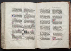 The Gotha Missal: Fol. 162r, tekst, ca. 1375. av Master of the Boqueteaux