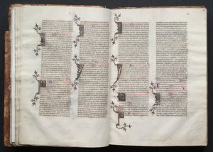 The Gotha Missal: Fol. 23r, tekst, ca. 1375.