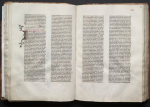 The Gotha Missal: Fol. 46v, tekst, ca. 1375. av Master of the Boqueteaux