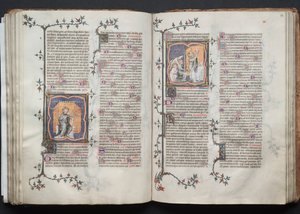 The Gotha Missal: Fol. 82v, Treenigheten, ca. 1375.