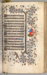 Timer for Karl den adelige, konge av Navarra 1361-1425: fol. 183r, tekst, ca. 1405.