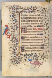 Timer for Karl den adelige, konge av Navarra 1361-1425, fol. 321v, Dødsbyste, ca. 1405. av Master of the Brussels Initials and Associates