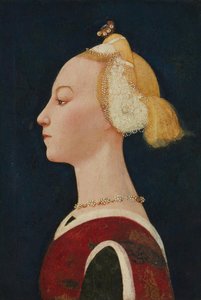 Portrett av en kvinne, sannsynligvis 1450-tallet.
