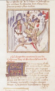 Ms 622 fol.9v Cadmus, grunnlegger av Theben, fra 