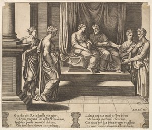 Plate 3: Psyches to søstre er gift med konger, fra 