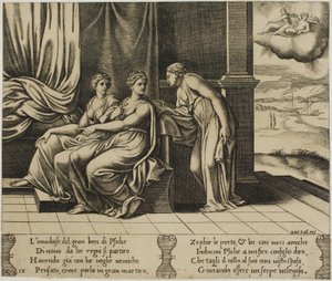 Psyches søstre ... Overtal henne om at en slange sover med henne av Master of the Die