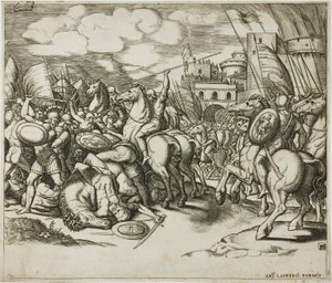 Scipions seier over Syphax av Master of the Die