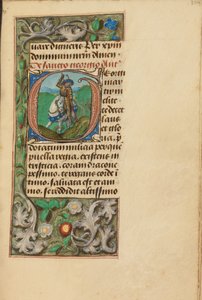 Initial G: Sankt Georg og dragen
