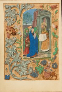 Presentasjonen i tempelet av Master of the Dresden Prayer Book