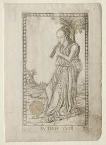 Euterpe (musikk, lyrisk poesi) (fra Tarocchi-serien D: Apollo and the Muses, #18) av Master of the E-Series Tarocchi