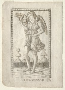 Genius of Time (fra Tarocchi, serie B: Cosmic Principles and Virtues, #32) av Master of the E-Series Tarocchi