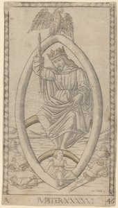 Jupiter (Jupiter) av Master of the E-Series Tarocchi