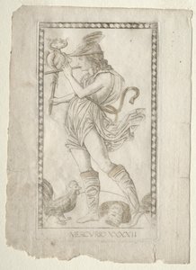 Mercury (fra Tarocchi, serie A: Firmaments of the Universe, #42) av Master of the E-Series Tarocchi