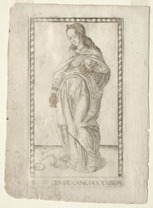 Temperance (fra Tarocchi, serie B: Cosmic Principles and Virtues, #34) av Master of the E Series Tarocchi