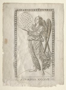The Angel of the Eighth Sphere (fra Tarocchi, serie A: Firmaments of the Universe, #48) av Master of the E Series Tarocchi