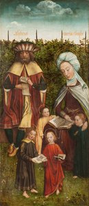 The Family of Saint Anne Triptych, høyre panel, ca 1500-1510. av Master of the Family of Saint