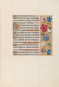 Hours of Queen Isabella the Catholic, Queen of Spain: Fol. 128r, ca. 1500. av Master of the First Prayerbook of Maximillian