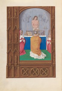 Hours of Queen Isabella the Catholic, Queen of Spain: Fol. 264v, St. Gregorius messe, ca. 1500. av Master of the First Prayerbook of Maximillian