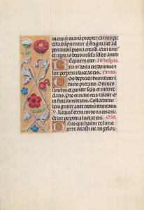 Hours of Queen Isabella the Catholic, Queen of Spain: Fol. 28v, ca. 1500. av Master of the First Prayerbook of Maximillian