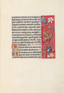 Hours of Queen Isabella the Catholic, Queen of Spain: Fol. 29r, c. 1500. av Master of the First Prayerbook of Maximillian