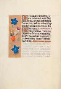 Hours of Queen Isabella the Catholic, Queen of Spain: Fol. 36v, ca. 1500. av Master of the First Prayerbook of Maximillian