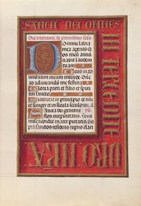Hours of Queen Isabella the Catholic, Queen of Spain: Fol. 38r, ca. 1500. av Master of the First Prayerbook of Maximillian
