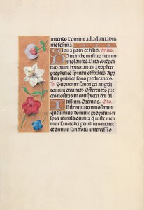 Hours of Queen Isabella the Catholic, Queen of Spain: Fol. 39v, ca. 1500. av Master of the First Prayerbook of Maximillian