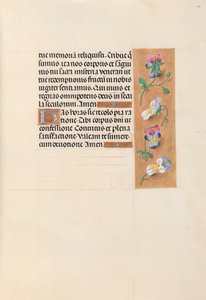 Hours of Queen Isabella the Catholic, Queen of Spain: Fol. 49r, ca. 1500. av Master of the First Prayerbook of Maximillian