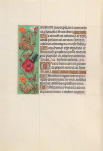Hours of Queen Isabella the Catholic, Queen of Spain: Fol. 52v, c. 1500. av Master of the First Prayerbook of Maximillian