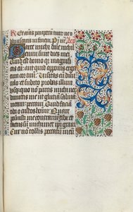 Timebok Bruk av Rouen: fol. 115r, ca. 1470. av Master of the Geneva Latini