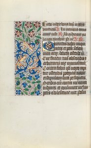 Timebok Bruk av Rouen: fol. 122v, ca. 1470. av Master of the Geneva Latini
