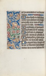 Timebok Bruk av Rouen: fol. 125v, ca. 1470. av Master of the Geneva Latini