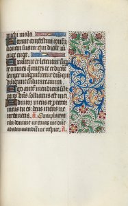 Timebok Bruk av Rouen: fol. 127r, ca. 1470. av Master of the Geneva Latini