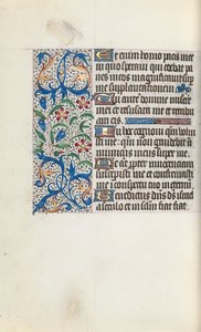 Timebok Bruk av Rouen: fol. 128v, ca. 1470. av Master of the Geneva Latini