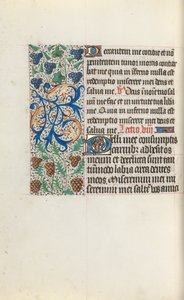 Timebok Bruk av Rouen: fol. 131v, ca. 1470. av Master of the Geneva Latini