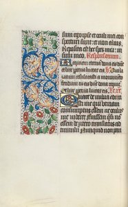 Timebok Bruk av Rouen: fol. 132v, ca. 1470. av Master of the Geneva Latini