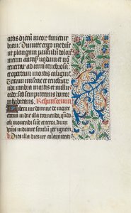 Timebok Bruk av Rouen: fol. 133r, ca. 1470. av Master of the Geneva Latini