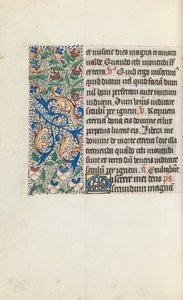 Timebok Bruk av Rouen: fol. 133v, ca. 1470. av Master of the Geneva Latini