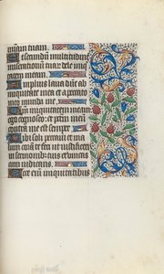 Timebok Bruk av Rouen: fol. 134r, ca. 1470. av Master of the Geneva Latini