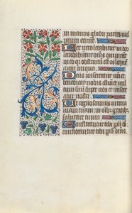 Timebok Bruk av Rouen: fol. 138v, ca. 1470. av Master of the Geneva Latini