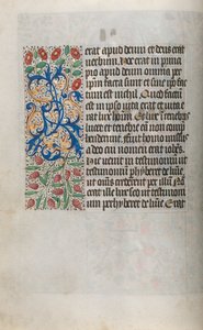 Timebok Bruk av Rouen: fol. 13v, c. 1470. av Master of the Geneva Latini