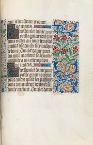 Timebok Bruk av Rouen: fol. 148r, ca. 1470. av Master of the Geneva Latini
